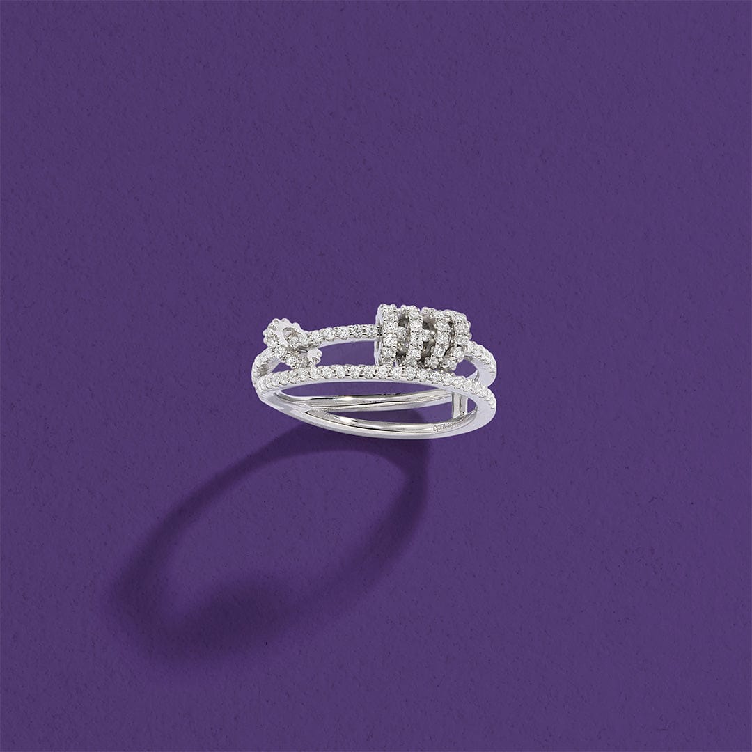 Double Ring with Sliding Hoops